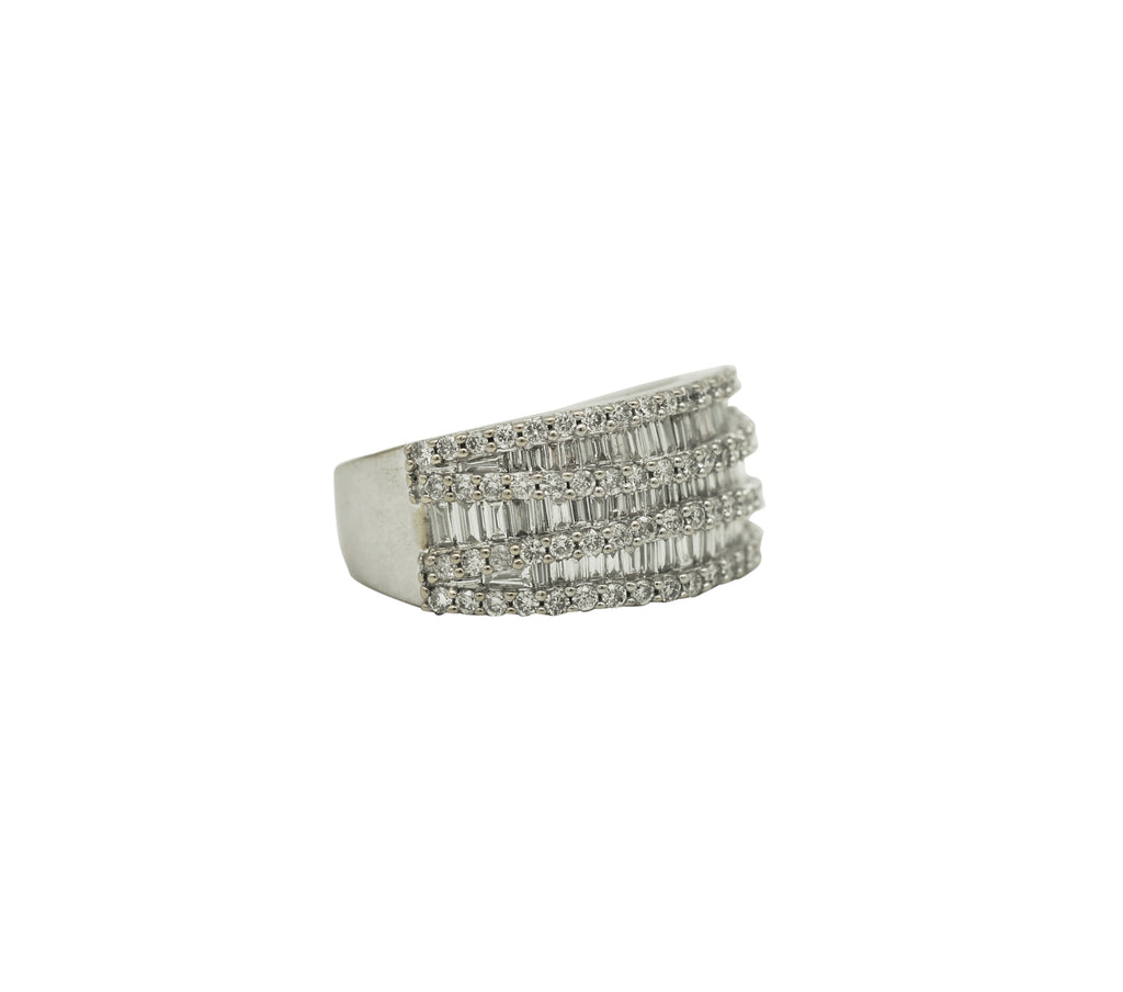 18K White Gold 2.0 tcw Diamonds Ring