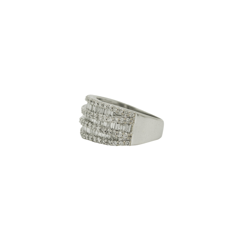 18K White Gold 2.0 tcw Diamonds Ring